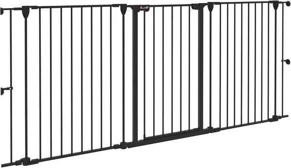 3-Panel Hundegitter mit doppeltem Verriegelungssystem