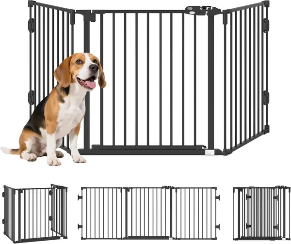 Absperrgitter Hund Freistehend Verstellbar 202