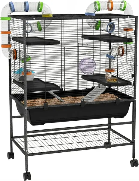 Hamsterkäfig mit Rädern