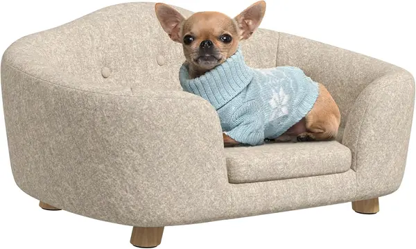 Haustiersofa mit Kissen Rückentasche 70 x 47 x 30 cm