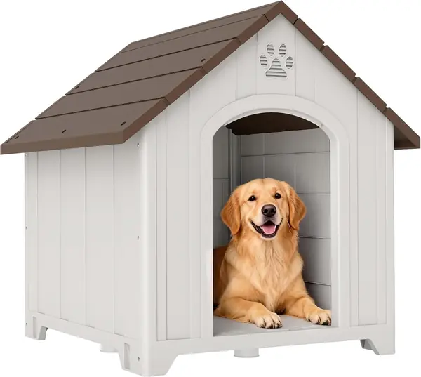 Hundehütte für draußen aus wasserdichtem