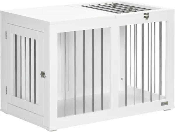 Hundekäfig für Zuhause – Hundehütte, Hundebox mit Türen