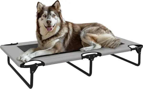Hundeliege Klappbar Outdoor Erhöht für Hunde 107x61x20 cm