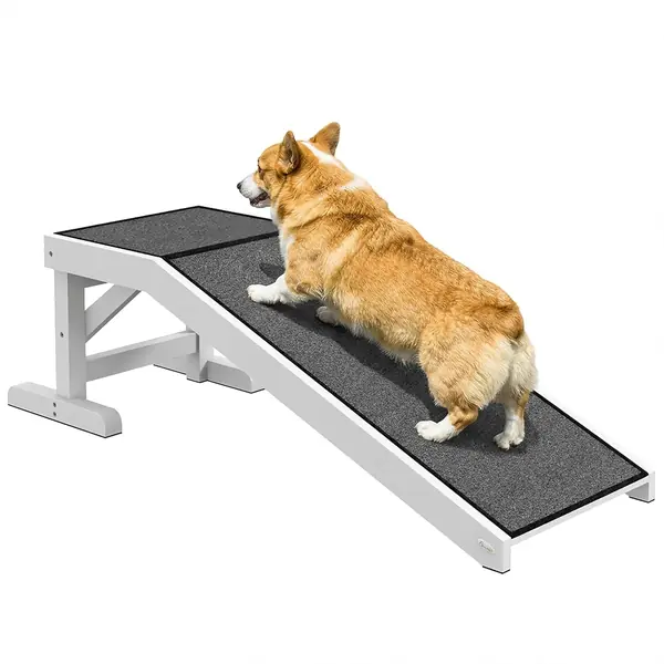 Hunderampe Hundetreppe mit Rutschfestem Teppich für SUV
