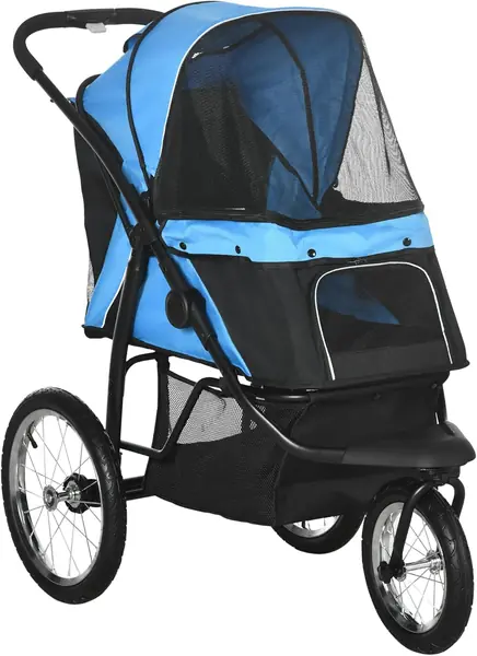 Hundewagen Hundebuggy klappbar für Hunde & Katzen bis 20