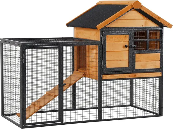 Kaninchenstall erhöhtes Haustier Haus Kleintierstall mit