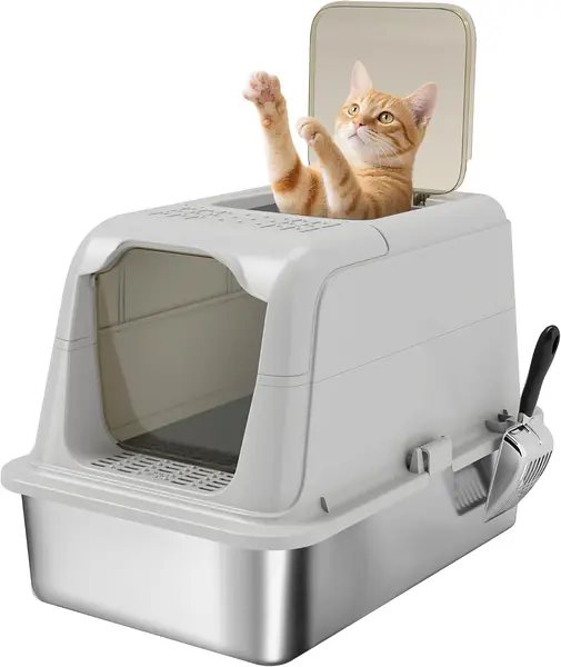 Katzenklo mit Deckel für Katzen bis 8 kg 60