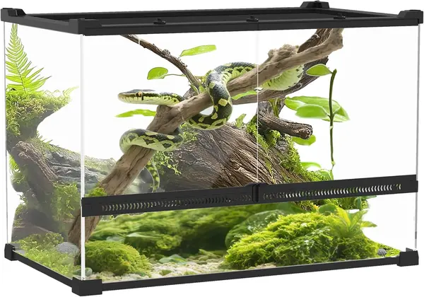 Terrarium für Reptilien für Amphibien 48L 50 x 30 x 35 cm
