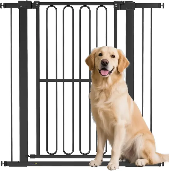Treppenschutzgitter 104cm ohne Bohren 76-104 cm für Hunde